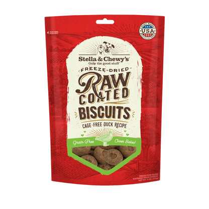 Stella & Chewy’s Duck Raw Coated Biscuits Dog Treats