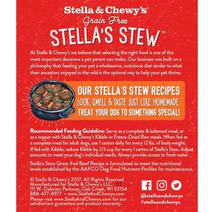 Stella & Chewy's Grass-Fed Beef Recipe Stew