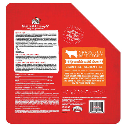 Stella & Chewy's Marie's Magical Dinner Dust Grass-Fed Beef Freeze-Dried Dog Food Topper