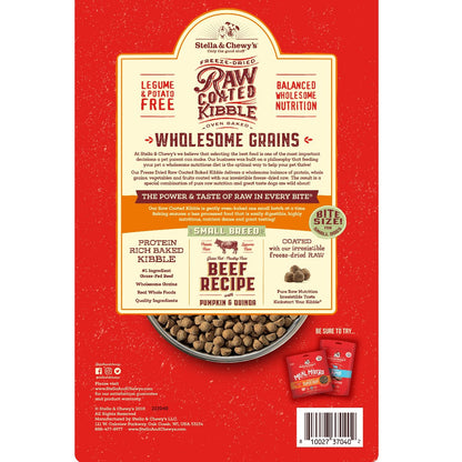 Stella & Chewy's Raw Coated Small Breed Kibble Food with Wholesome Grains