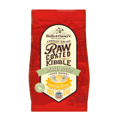 Stella & Chewy's Small Breed Freeze-Dried Raw Coated Kibble Cage-Free Chicken Grain-Free Dry Food