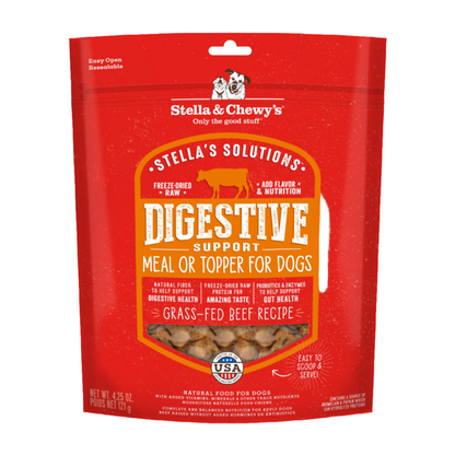 Stella & Chewy's Stella's Solutions Digestive Boost Beef Freeze-Dried Raw Mixers & Toppers