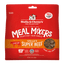 Stella & Chewy's Super Beef Freeze-Dried Raw Dog Meal Mixers package, containing 95% beef, nutrients, and probiotics for dogs.