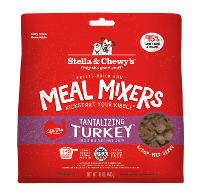 Stella & Chewy's Tantalizing Turkey Freeze-Dried Raw Dog Meal Mixers