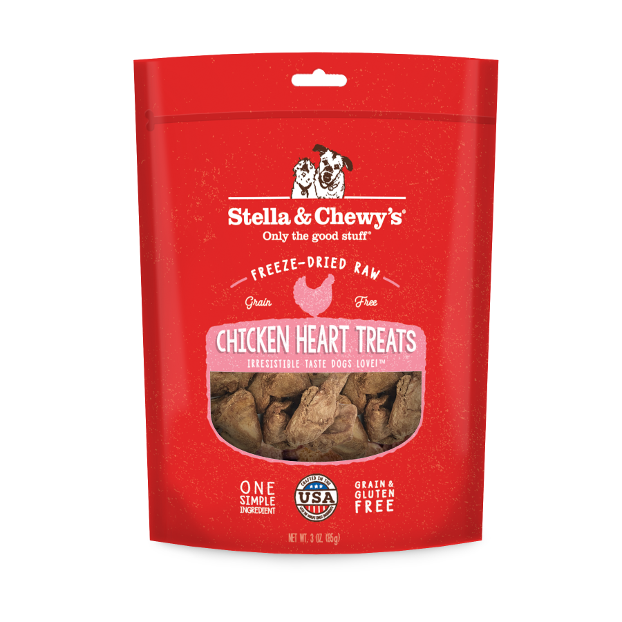 Stella and Chewy's Chicken Heart Dog Treats