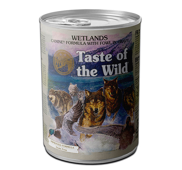 Taste of the Wild Wetlands with Fowl Dog Wet Food 390g