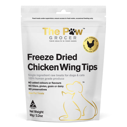 The Paw Grocer Freeze Dried Chicken Wing Tips Cat & Dog Treats