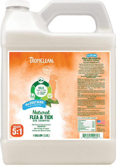 soothing flea and tick shampoo