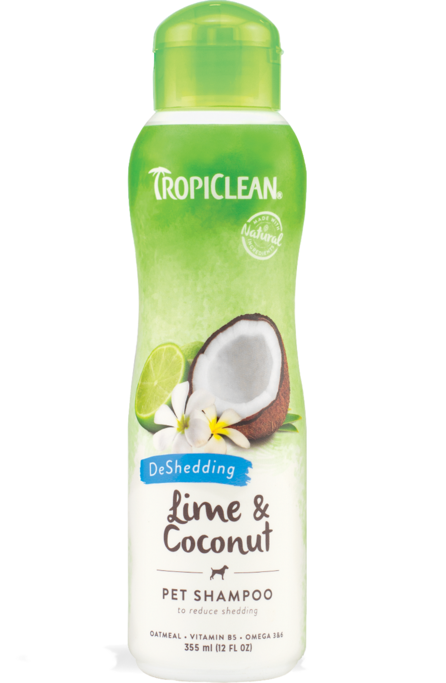 TropiClean Lime & Coconut Shed Control Dog & Cat Shampoo