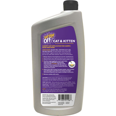 Urine Off Cat & Kitten Stain & Odor Removal Carpet Applicator - 946ml