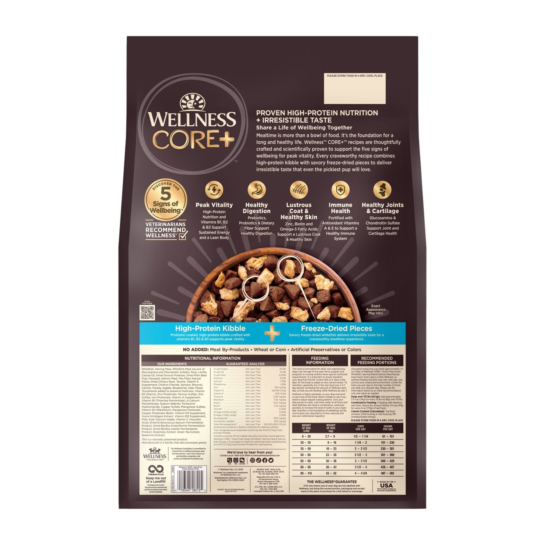 Wellness CORE RawRev Ocean Grain-Free Dog Food with Freeze-Dried Raw Whitefish Pieces