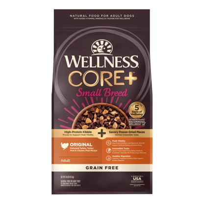 Wellness CORE RawRev Original Small Breed Grain-Free Dog Food with Freeze-Dried Raw Turkey Pieces