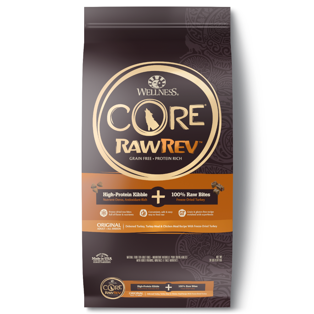 Wellness CORE RawRev Turkey Puppy Grain-Free Dog Food with Freeze-Dried Raw Pieces