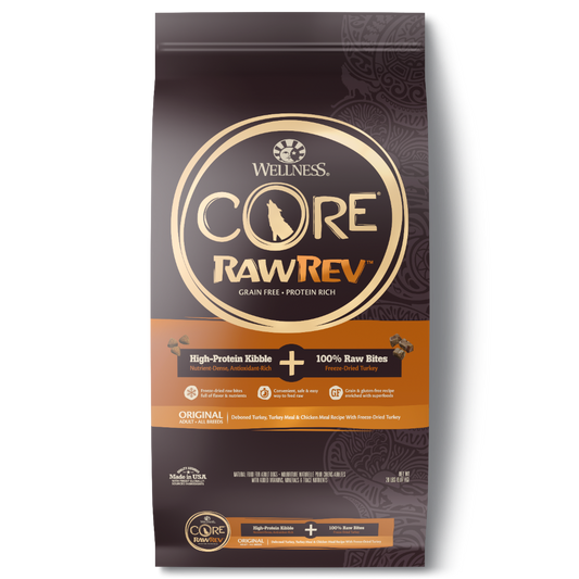 Wellness CORE RawRev Turkey Puppy Grain-Free Dog Food with Freeze-Dried Raw Pieces