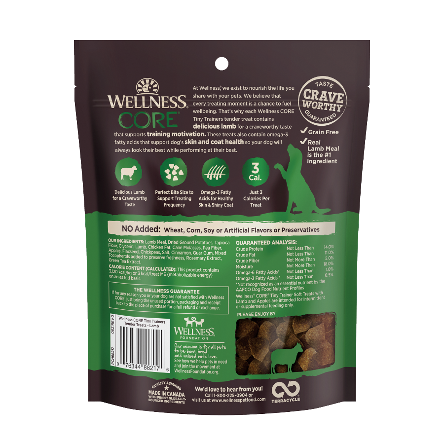 Wellness CORE Tiny Trainers Lamb & Apple Dog Treats