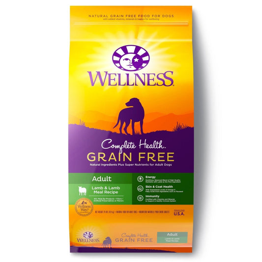 Wellness Complete Health Grain-Free Adult dry dog food with lamb and lamb meal