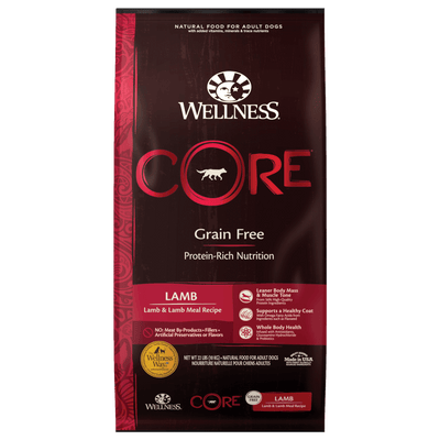 Wellness Core Wild Game Grain-Free dry dog food with lamb and lamb meal