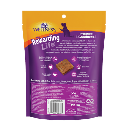 Wellness Rewarding Life Chicken & Venison Dog Treats