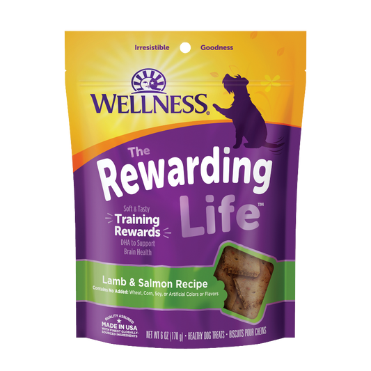 Wellness Rewarding Life Lamb & Salmon Dog Treats  