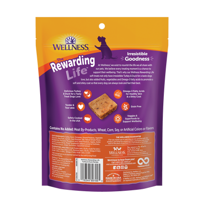 Wellness Rewarding Life Turkey & Duck Dog Treats