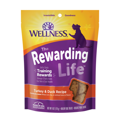 Wellness Rewarding Life Turkey & Duck Dog Treats