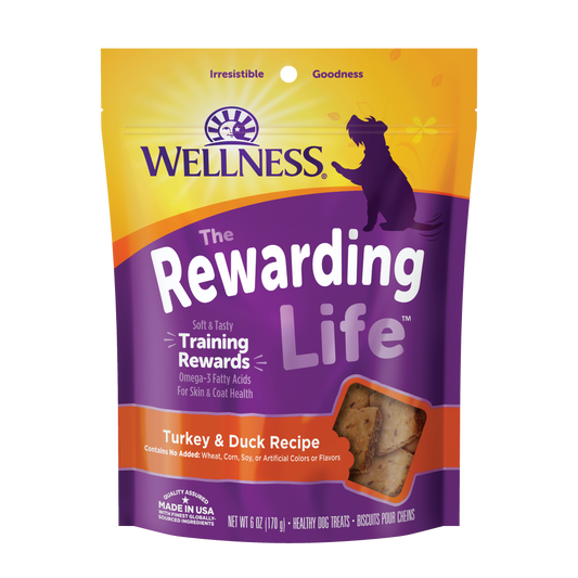 Wellness Rewarding Life Turkey & Duck Dog Treats