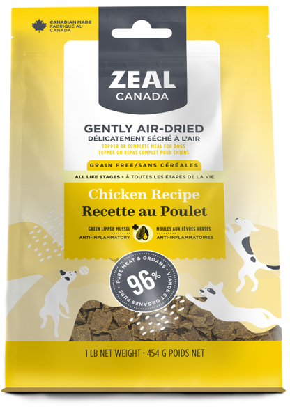 Zeal Canada Air-Dried Chicken Dog Food