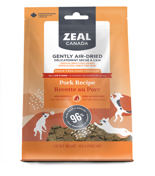 Zeal Canada Air-Dried Pork Dog Food