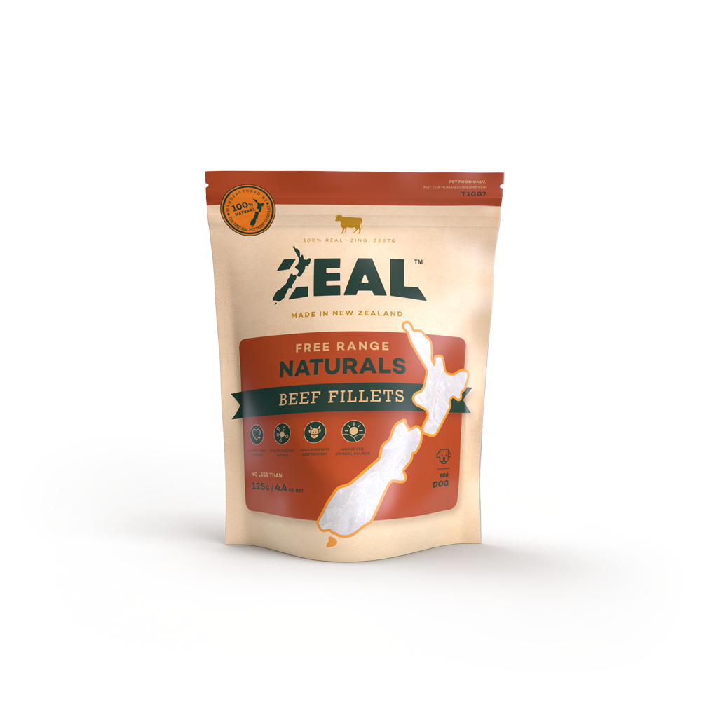 Zeal Free Range Beef Fillets Dog Treats