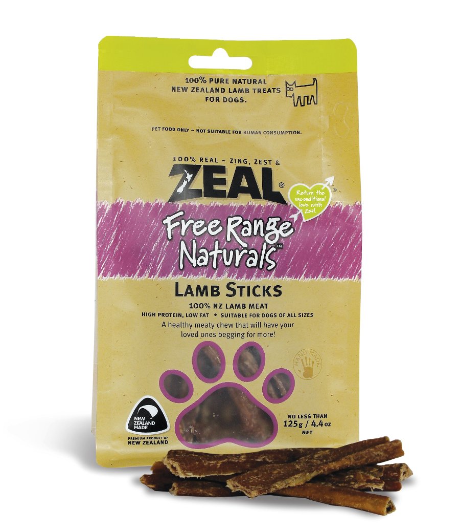 Zeal Lamb Sticks Dog Treats