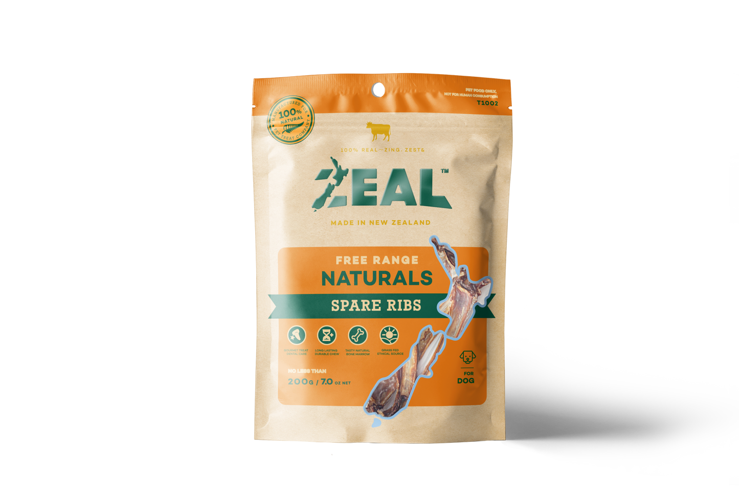 Zeal Free Range Spare Ribs Dog Treats