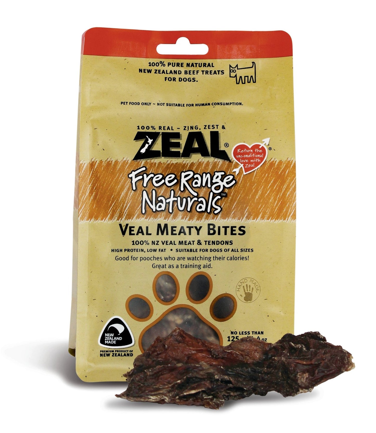 Zeal Veal Meaty Bites Dog Treats