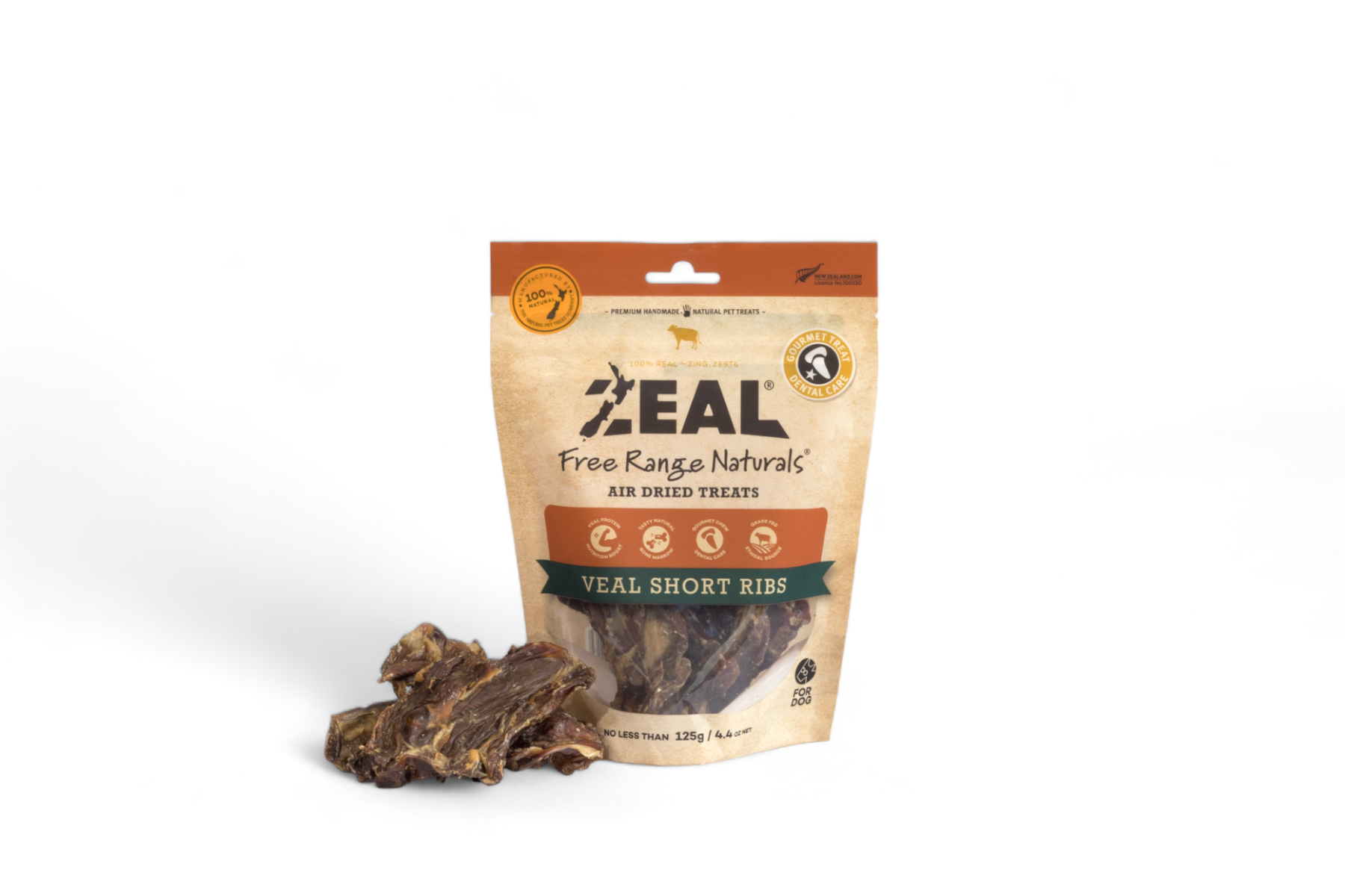 Zeal Veal Short Rib Dog Treat