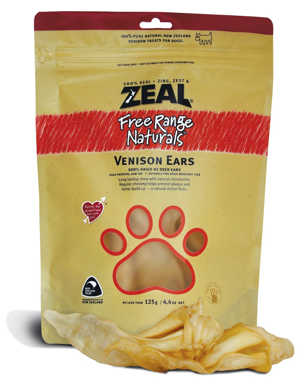 Zeal Venison Ear Dog Treat