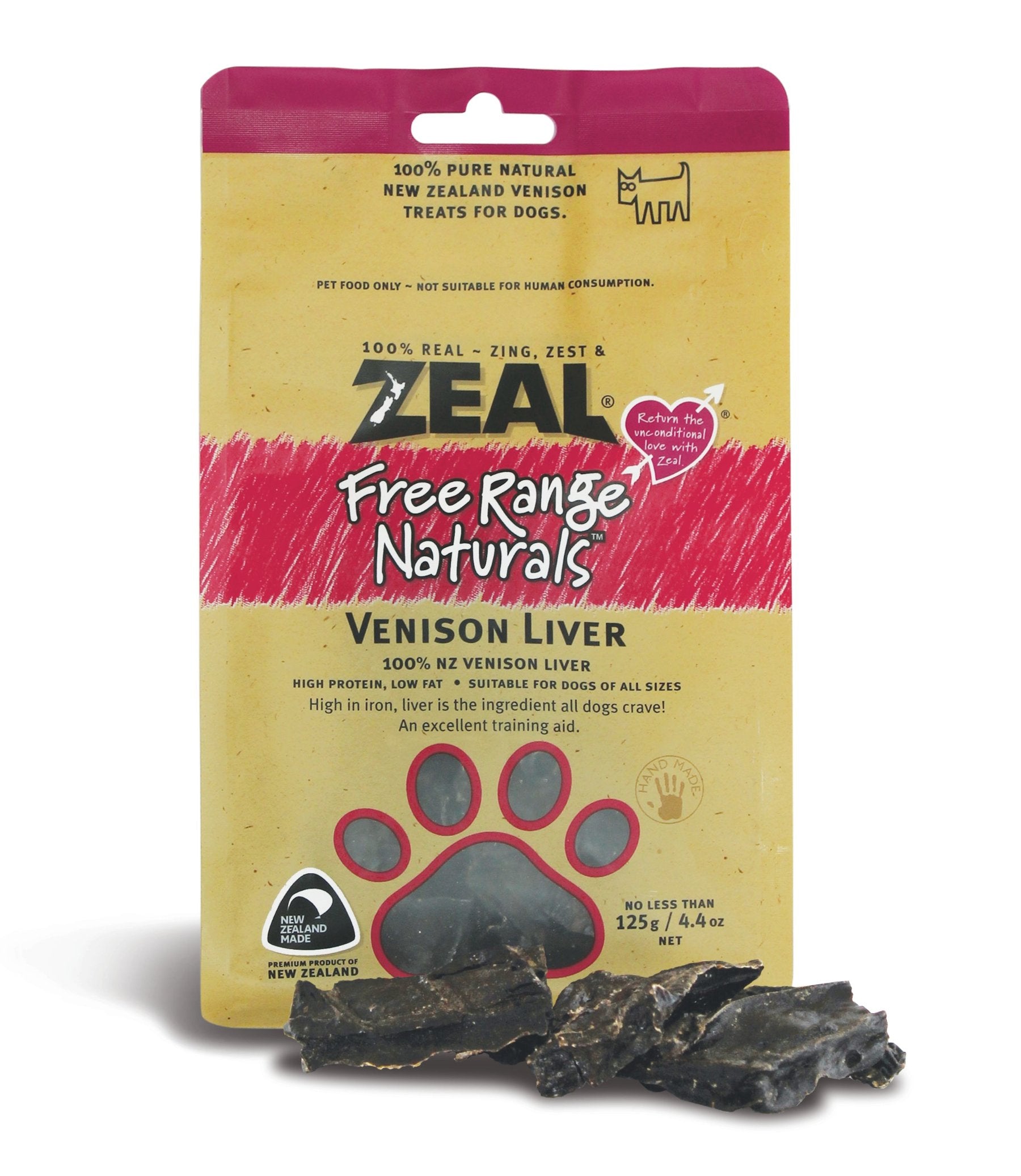 Zeal Venison Liver Dog Treats