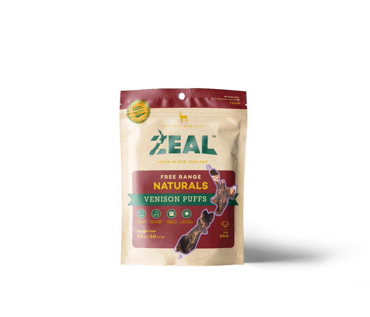 Zeal Venison Puffs Dog and Cat Treats