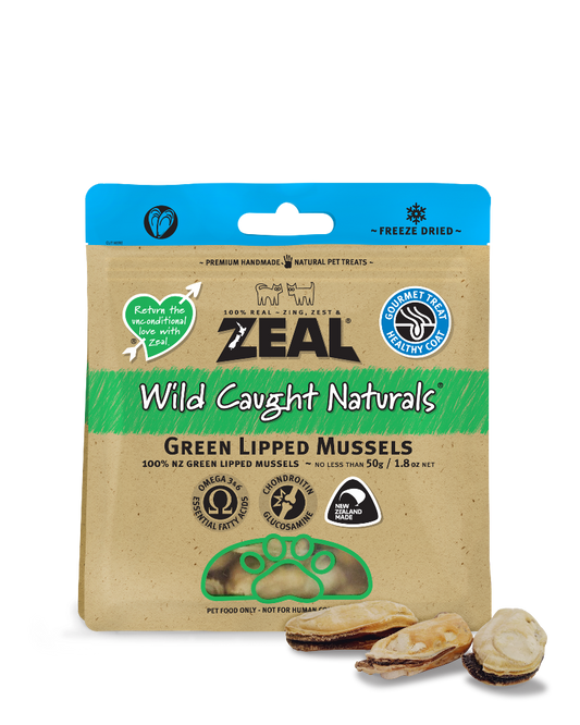 Zeal Green Lipped Mussel Dog and Cat Treats