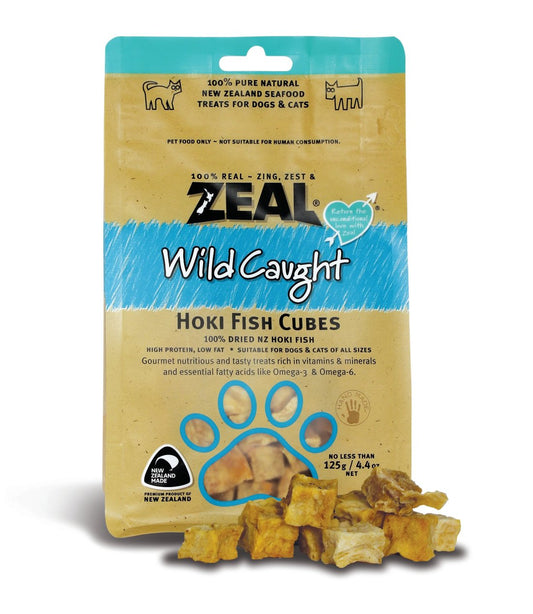 Zeal Hoki Fish Cubes Dog and Cat Treats