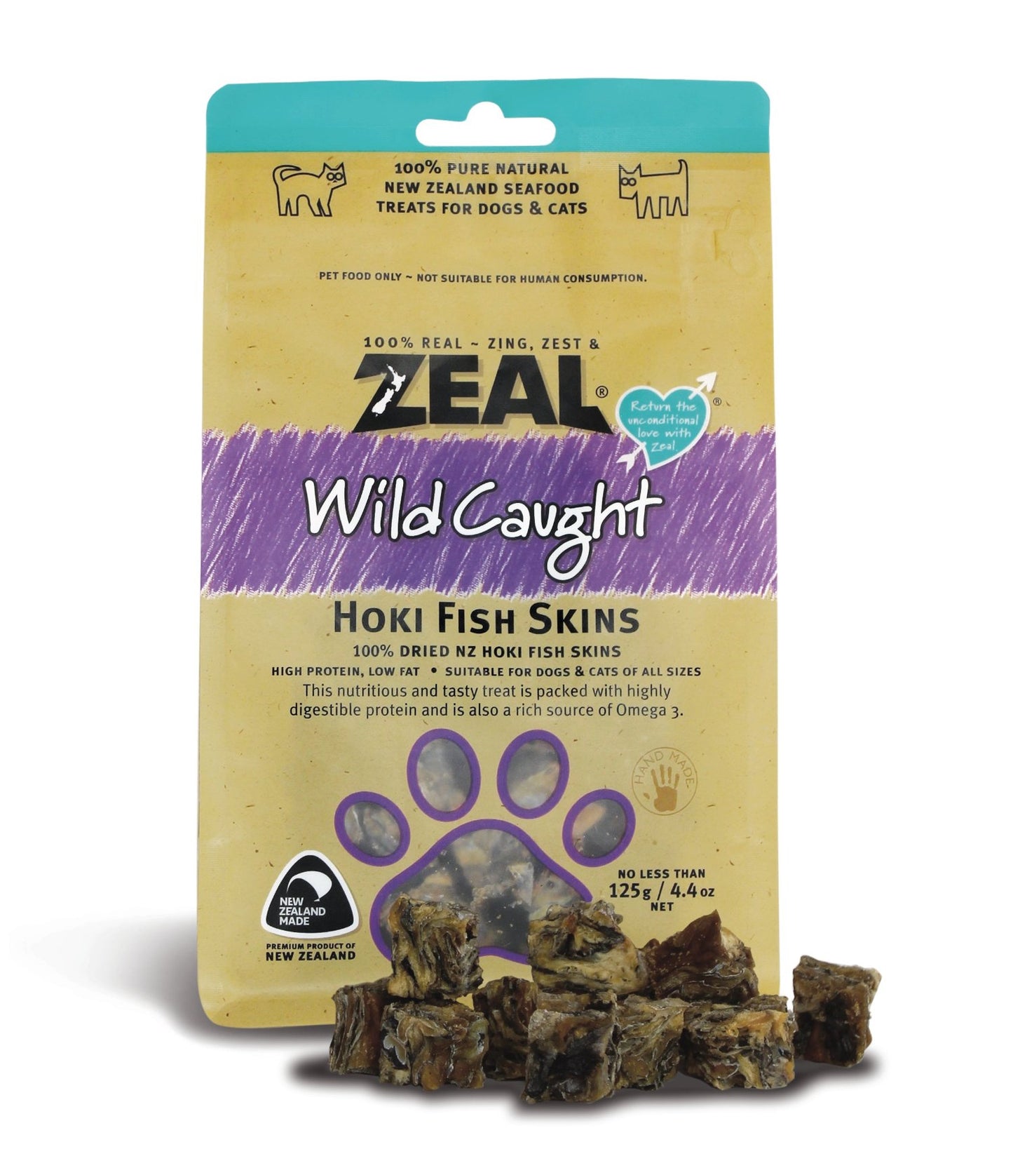 Zeal Hoki Fish Skin Dog and Cat Treats