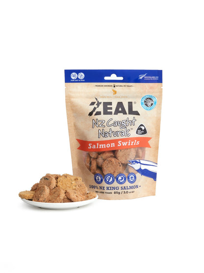 Zeal Salmon Swirl Dog and Cat Treats