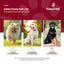 Directions for using NaturVet Cranberry Relief Powder for different dog sizes based on weight.