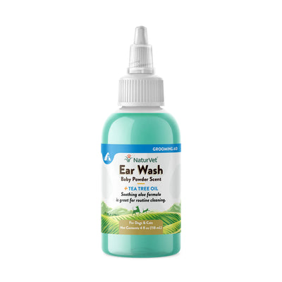 Bottle of NaturVet Ear Wash for dogs and cats