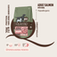 Quattro Salmon No Grain Dry Dog Food for Adult All Breeds with Krill, hypoallergenic, 73% protein from animal ingredients.