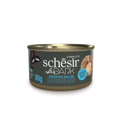 Schesir After Dark Chicken with Quail Egg Canned Cat Food - Grain-Free Wholefood for Singapore Cats
