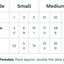 soulmate roar roar roar freeze-dried Feeding guide table for dogs with weight and portion sizes