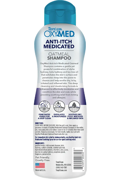 tropiclean-oxymed-anti-itch-medicated-shampoo