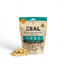 ZEAL free range natural dog treat package with treats on a white background